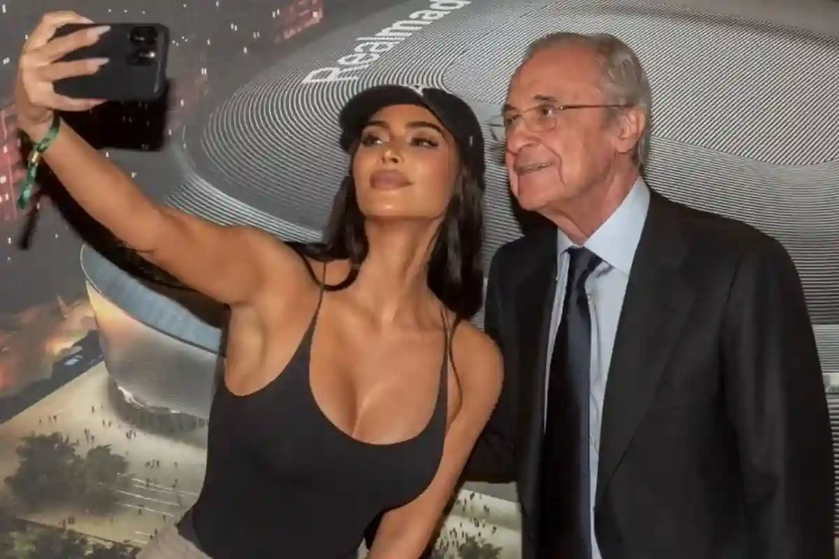 Kim Kardashian et Florentino Perez: l'histoire d'un selfie d'un millionnaire au Santiago Bernabeu