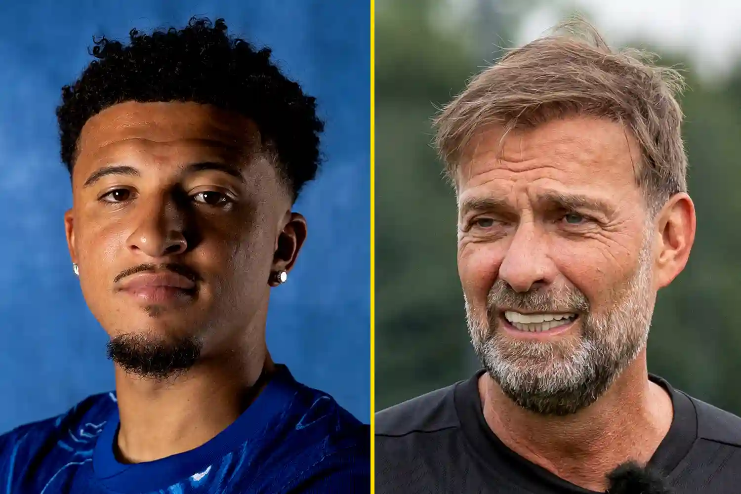 Jadon Sancho envoie un message à un mot à Jurgen Klopp après que l'ancien patron de Liverpool a interrogé Manchester United Treatment