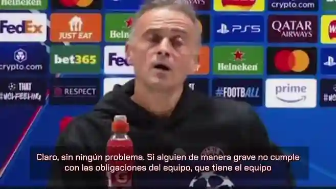 Luis Enrique et l'absence de Dembélé: Si quelqu'un ne remplit sérieusement pas les obligations qu'il a, il n'est pas préparé