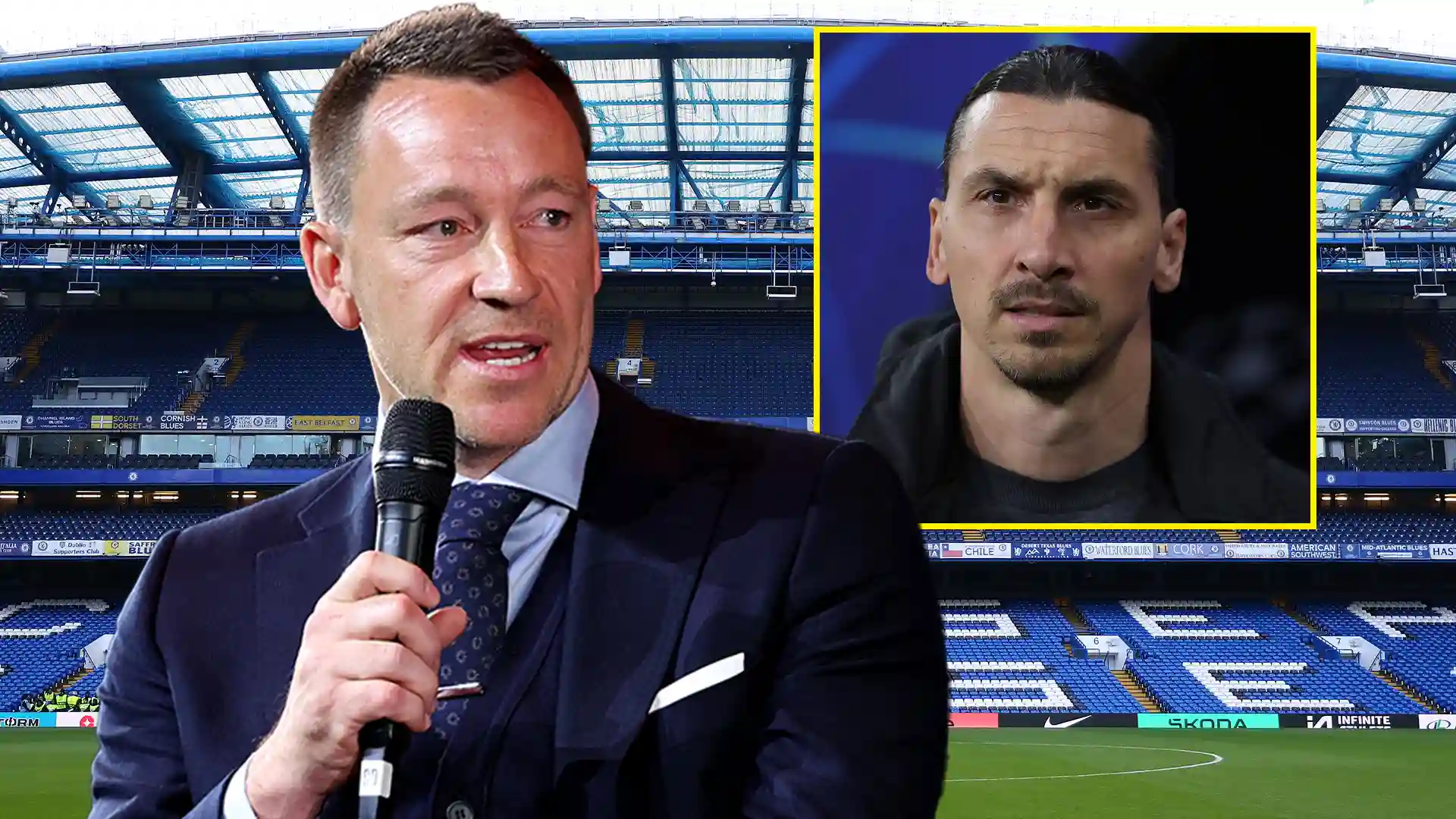 John Terry fait un coup brutal sur Zlatan Ibrahimovic sur les commentaires du trophée Chelsea