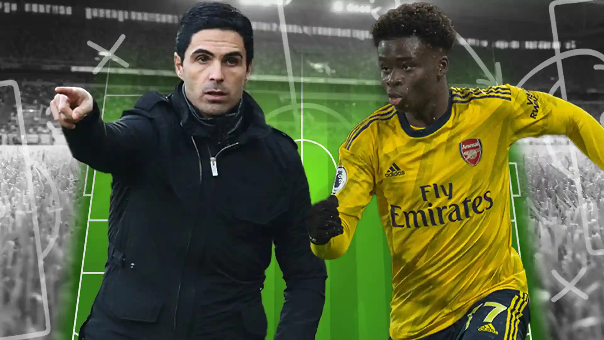 Bukayo Saka est le seul survivant d'Arsenal du premier match de Mikel Arteta