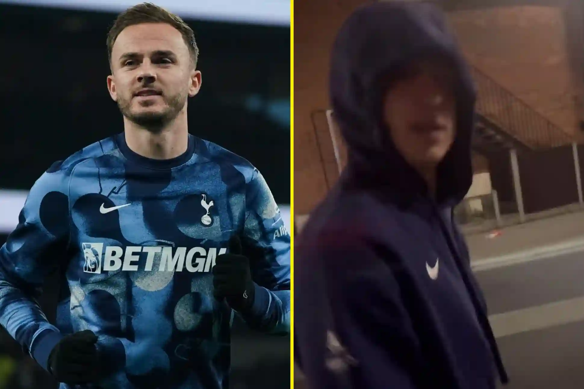 James Maddison a marché parmi les fans jusqu'à Tottenham Clash avec son coéquipier et personne n'avait la moindre idée