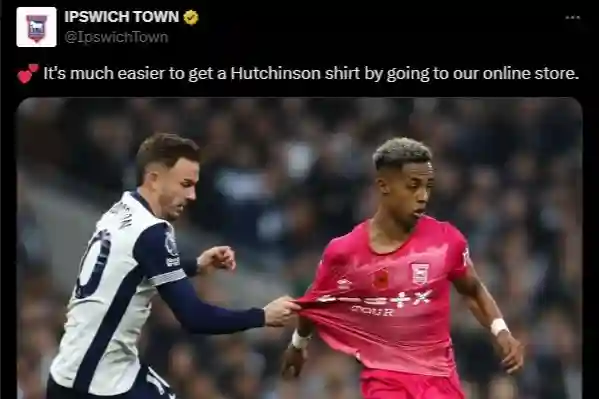 Ipswich fait une blague effrontée aux dépenses de James Maddison après avoir choqué la victoire sur Tottenham