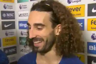 Marc Cucurella sourit à la plaisanterie de Chelsea Coéquipier sur la façon dont il a arrêté Bukayo Saka