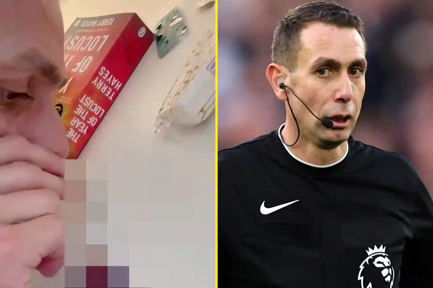 L'arbitre de la Premier League, David Coote, a filmé la poudre blanche reniflant pendant l'Euro 2024 alors que une nouvelle vidéo choquante émerge