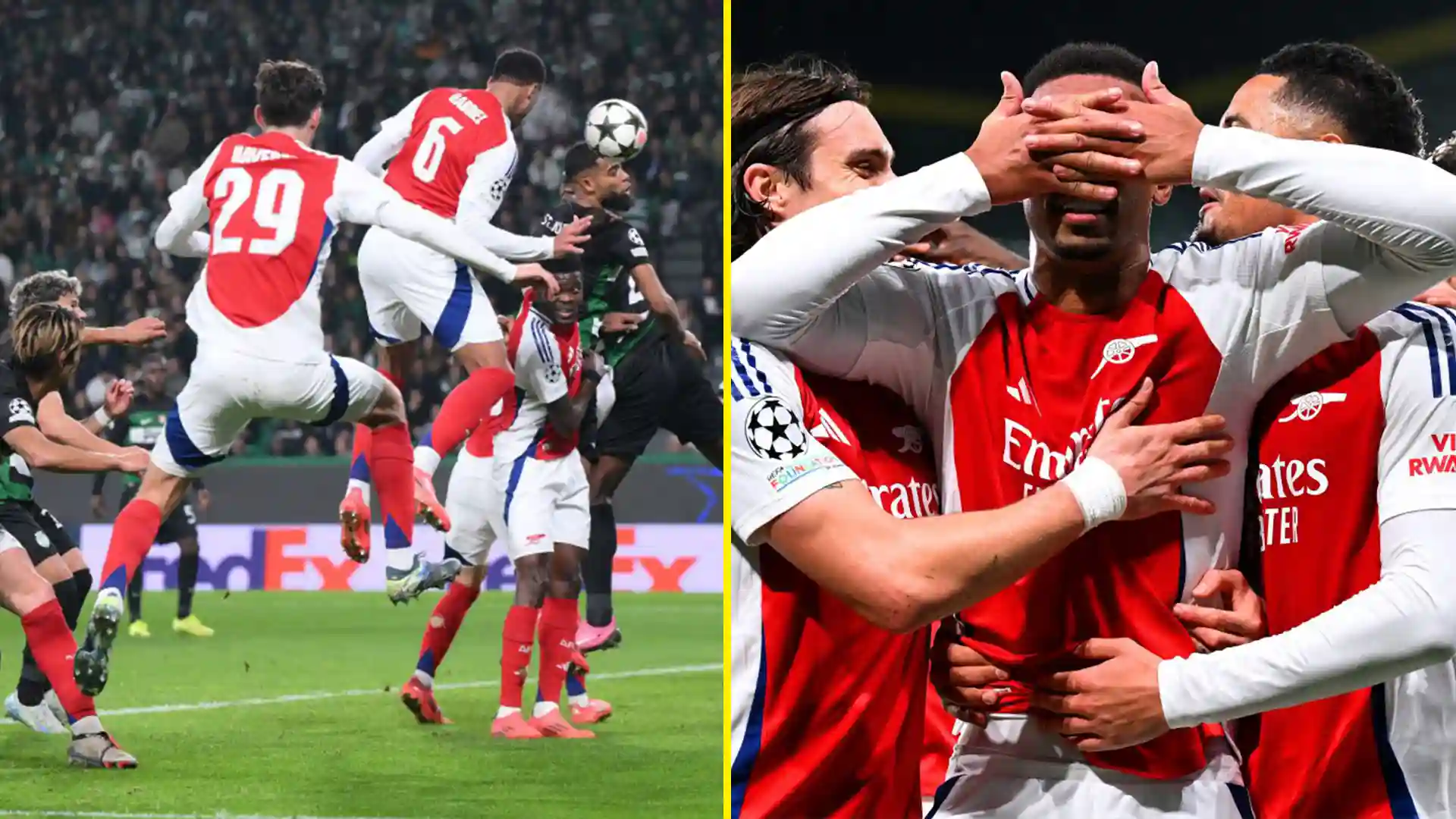 Gabriel trolls brutalement Viktor Gyokerres alors qu'Arsenal atteint une superbe 16 ans en premier