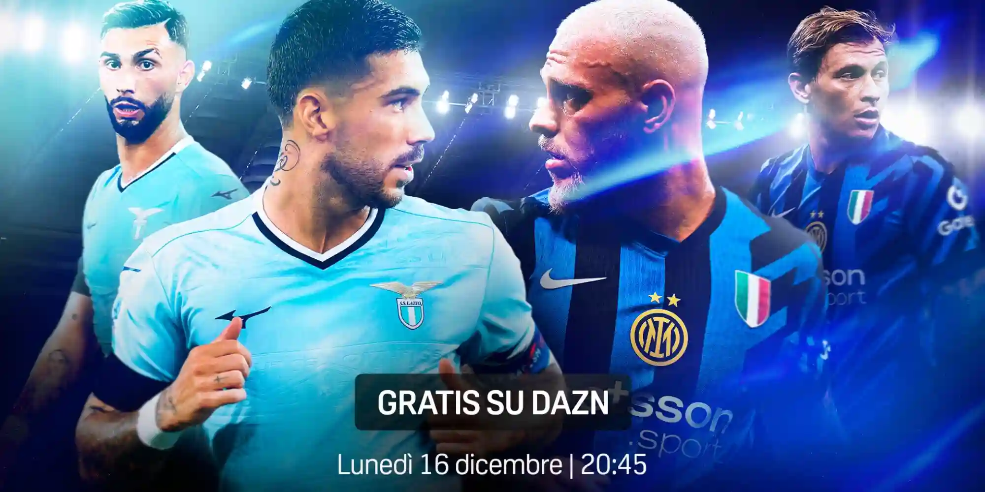 Lazio-Inter ira gratuitement sur Dazn lundi 16 à 20. 45