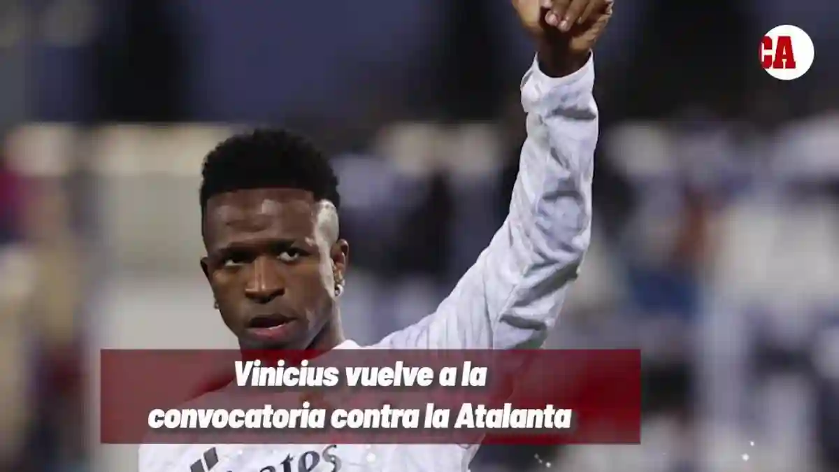 Real Madrid: Vinicius revient à l'appel pour affronter l'Atalanta