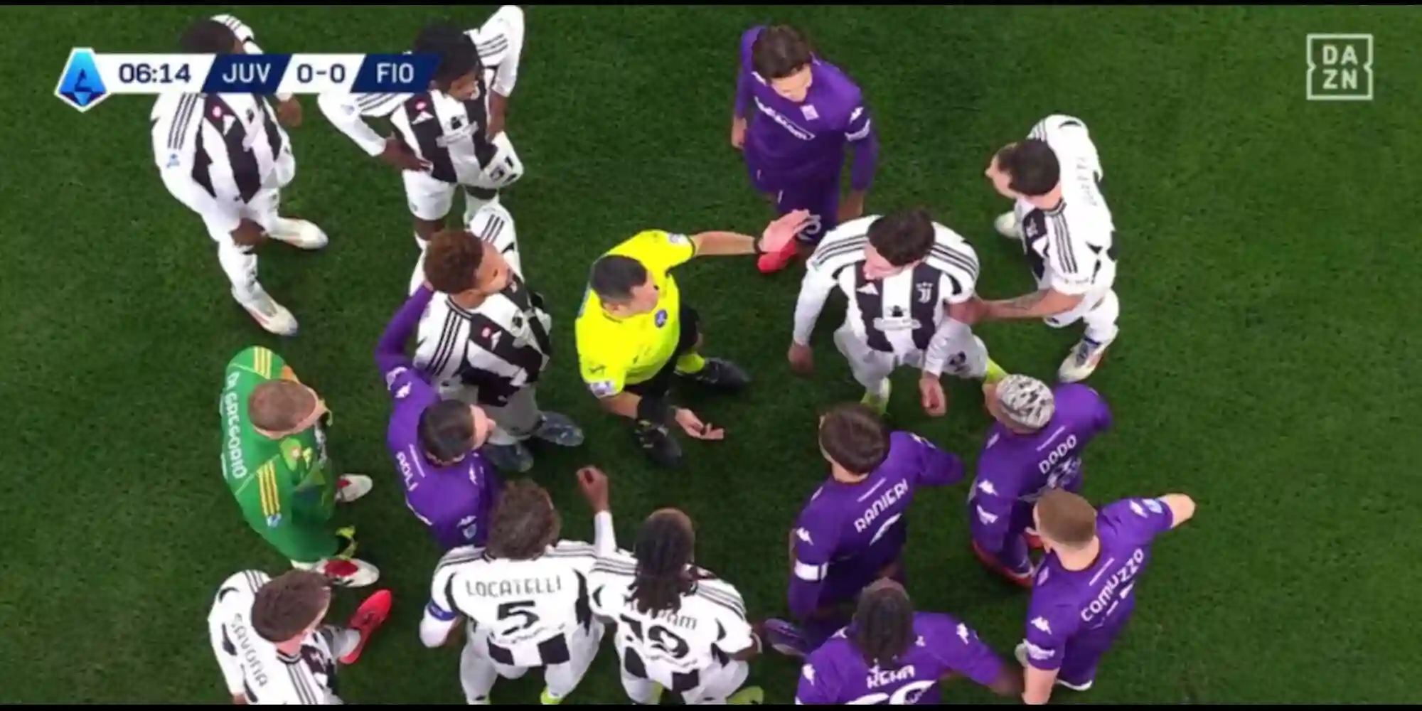 Chorales racistes contre Vlahovic dans Juve-Fiorentina: la décision du juge sportif