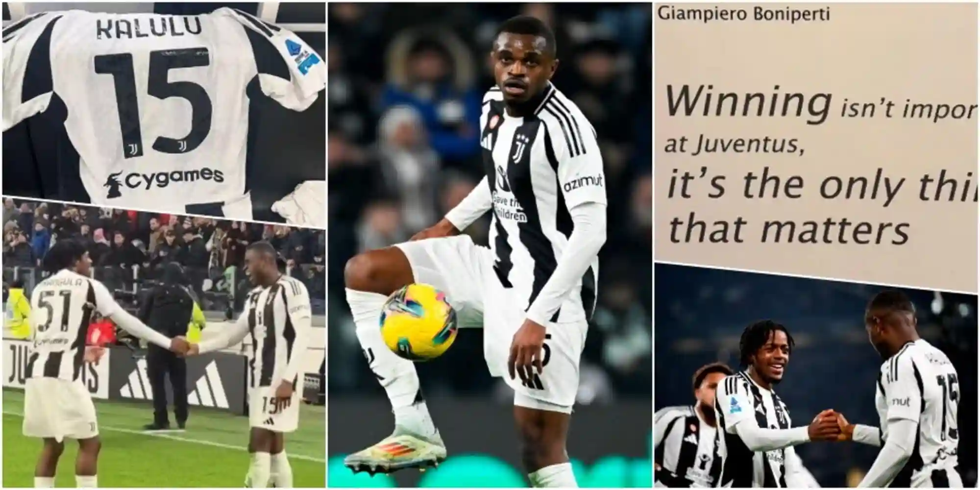 Kalulu Leader et maintenant aussi idolo Juve, le message avec Boniperti déchaîne les fans