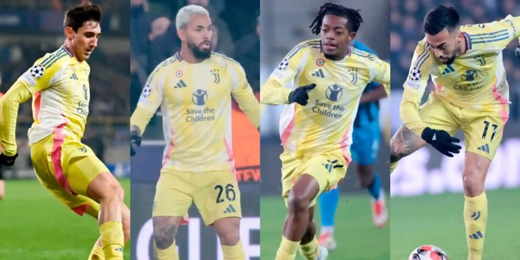 Représentations JUVE: Timido Cambiaso, Douglas Luiz Letoso, Mbangula Unique Light