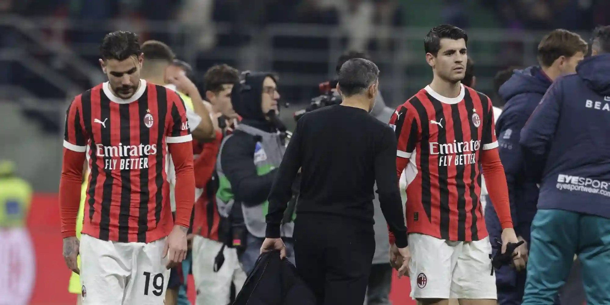 Milan, encore des nerfs de thèse: ce qui s'est passé entre Morata et Conceicao