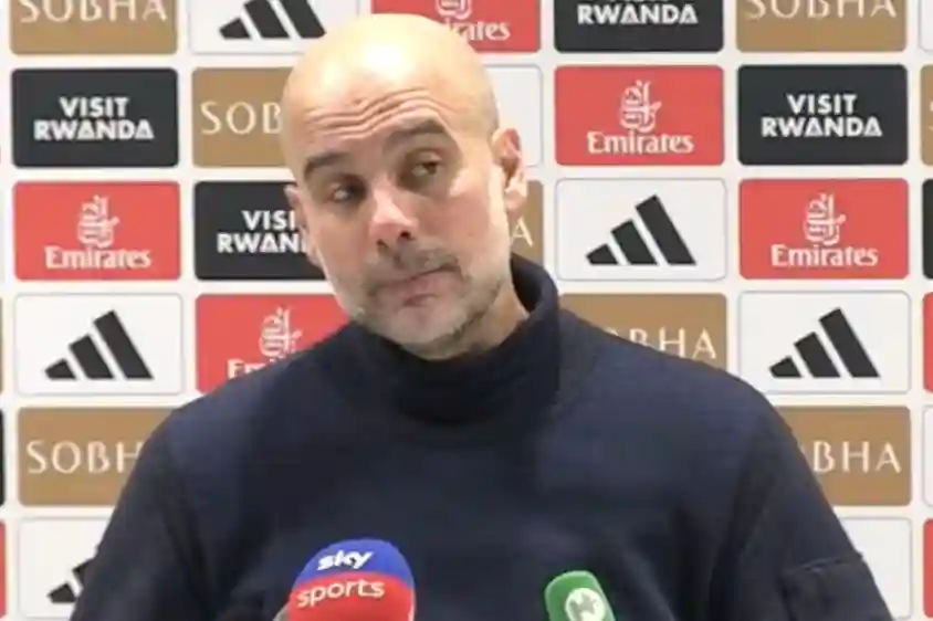 Pep Guardiola a perdu pour les mots en question sur Myles Lewis-Skelly se moquant de l'erling haaland